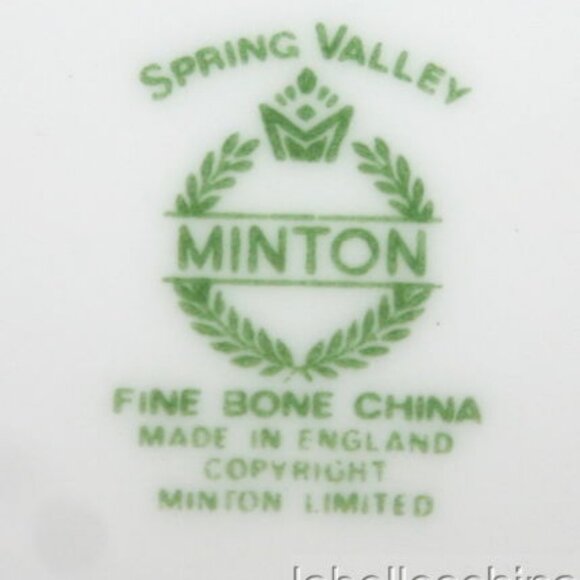 Minton England Spring Valley Tea Cup and Saucer Fine Bone China Teacup M222 - Picture 3 of 5